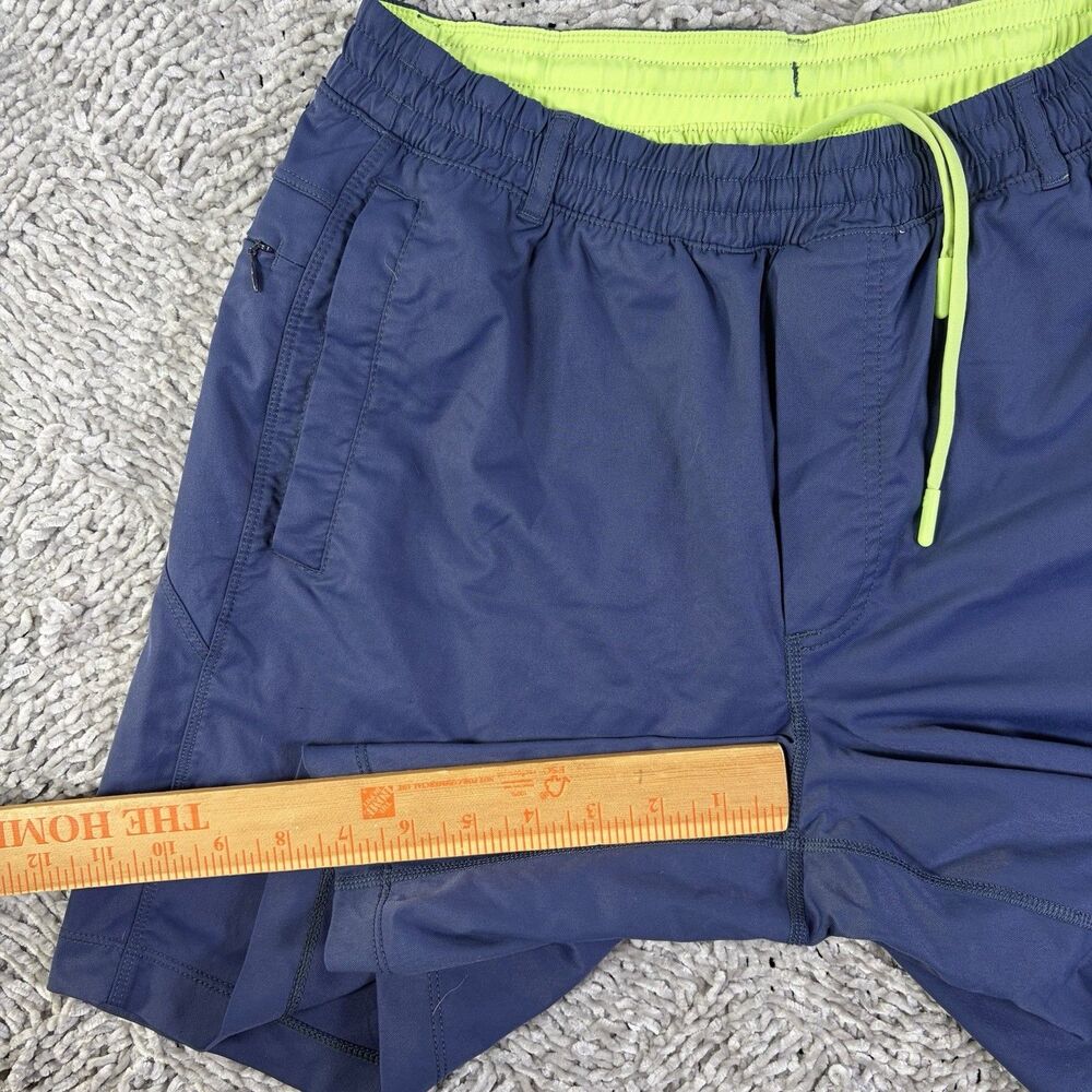 Birddogs Boomstick Shorts Mens Large Classic Navy Blue Lined Activewear Stretch - Picture 7 of 8
